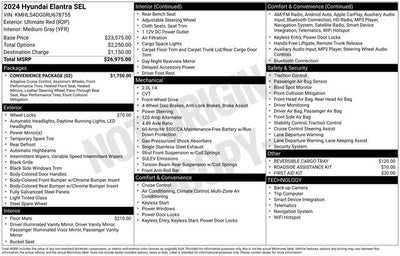 2024 Hyundai ELANTRA SEL