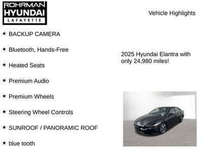 2025 Hyundai ELANTRA SEL Convenience