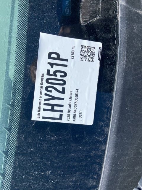 2025 Hyundai ELANTRA SEL Convenience