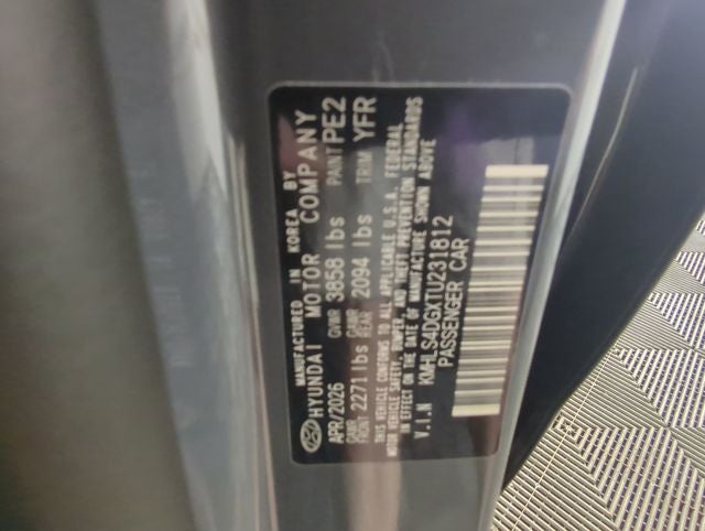 2026 Hyundai ELANTRA SEL Sport Premium