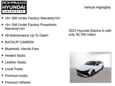 2022 Hyundai ELANTRA N Manual