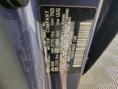 2026 Hyundai VENUE SEL W/Two-Tone Roof