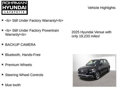 2025 Hyundai VENUE SEL