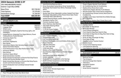 2024 Genesis GV80 2.5T AWD