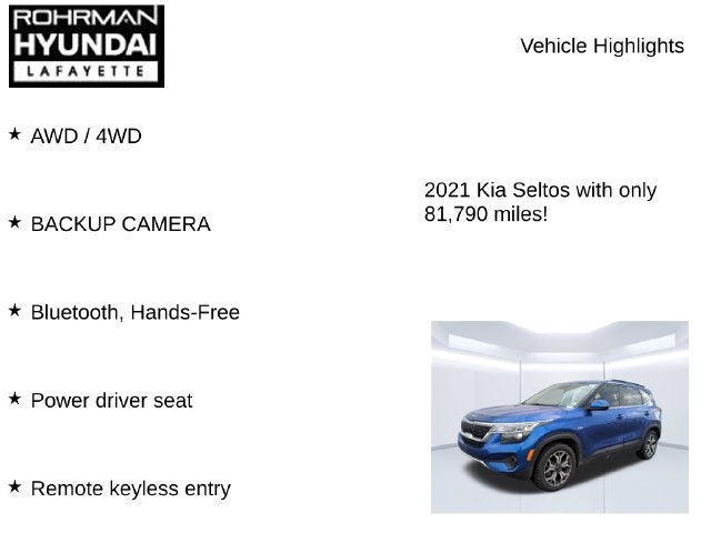 2021 Kia Seltos EX