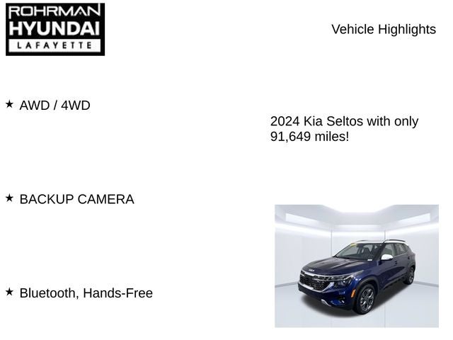 2024 Kia Seltos S