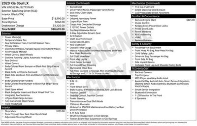 2020 Kia Soul LX