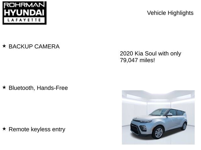 2020 Kia Soul LX
