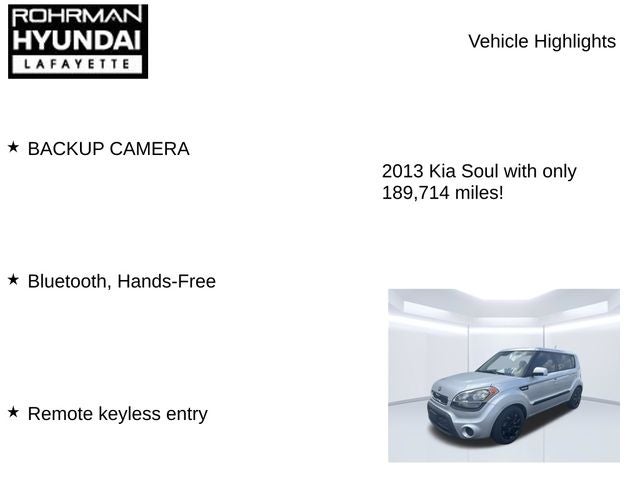 2013 Kia Soul Base