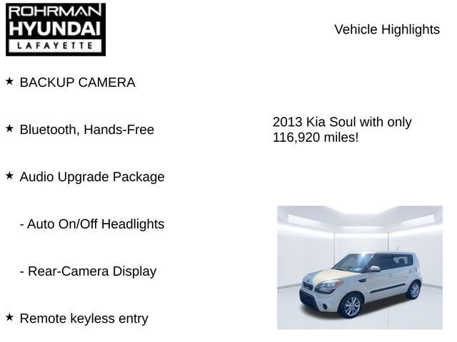 2013 Kia Soul +