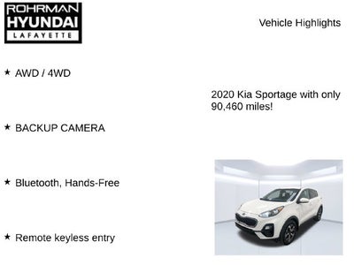 2020 Kia Sportage LX