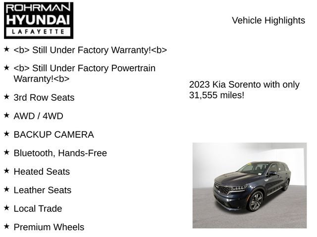 2023 Kia Sorento Hybrid EX
