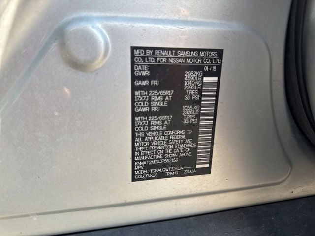 2018 Nissan Rogue SV