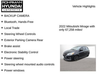 2022 Mitsubishi Mirage Black Edition