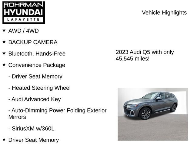 2023 Audi Q5 S line Premium