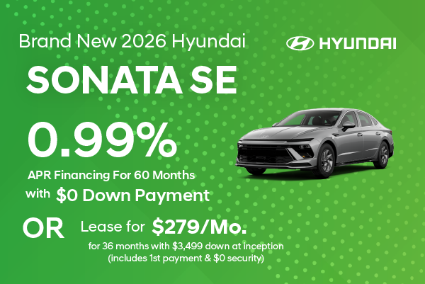 Brand New 2026 Hyundai SONATA SE