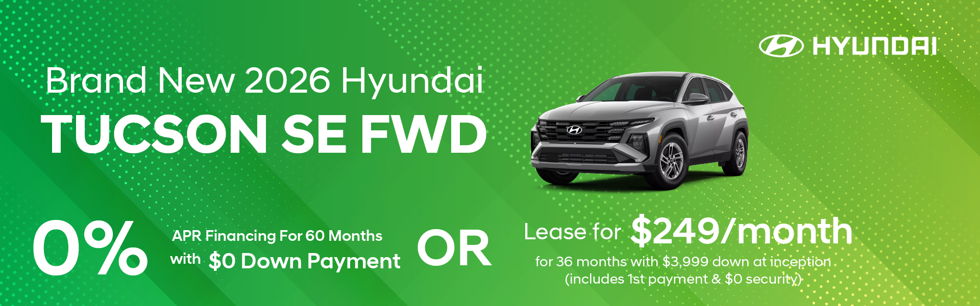 Brand New 2026 Hyundai TUCSON SE FWD