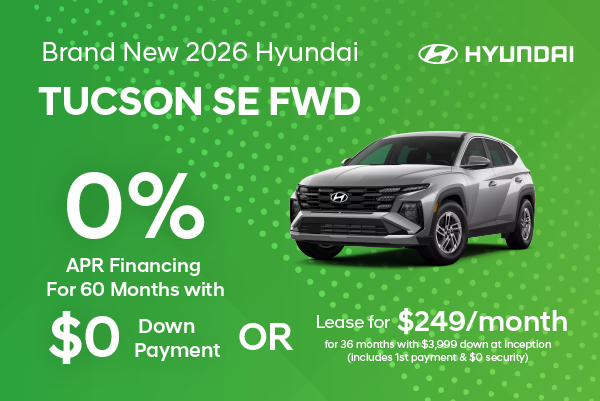 Brand New 2026 Hyundai TUCSON SE AWD (BLUE)