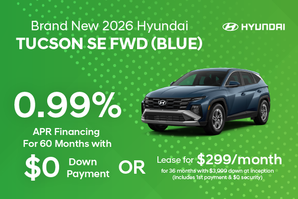 Brand New 2026 Hyundai TUCSON SE AWD (BLUE)