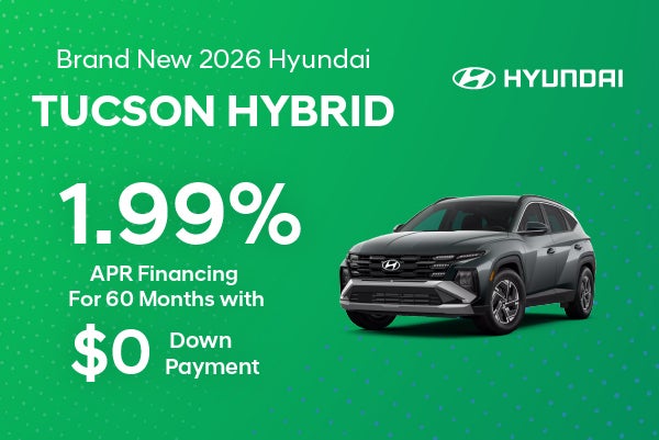 Brand New 2026 Hyundai Tucson Hybrid