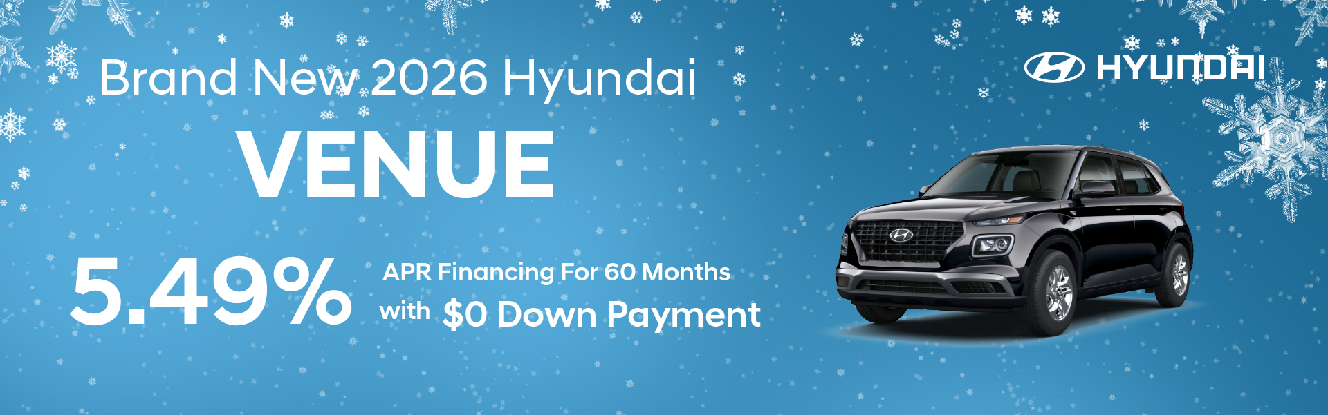 Brand New 2026 Hyundai VENUE