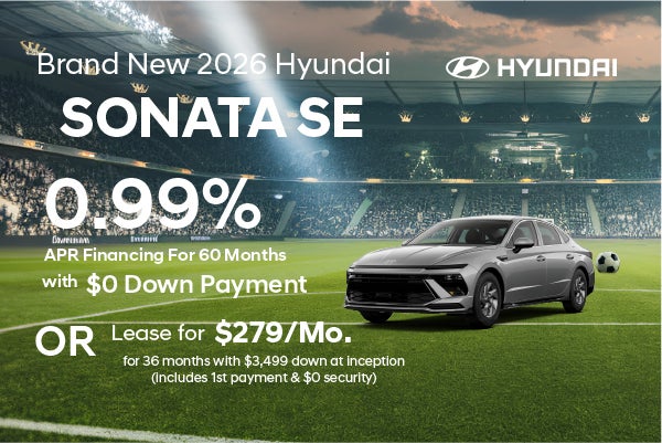 Brand New 2026 Hyundai SONATA SE