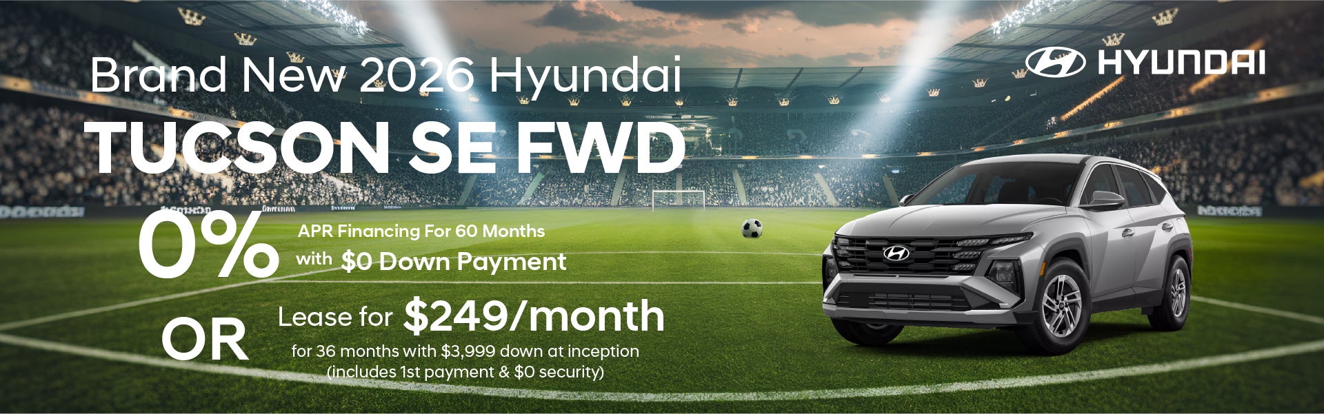 Brand New 2026 Hyundai TUCSON SE FWD