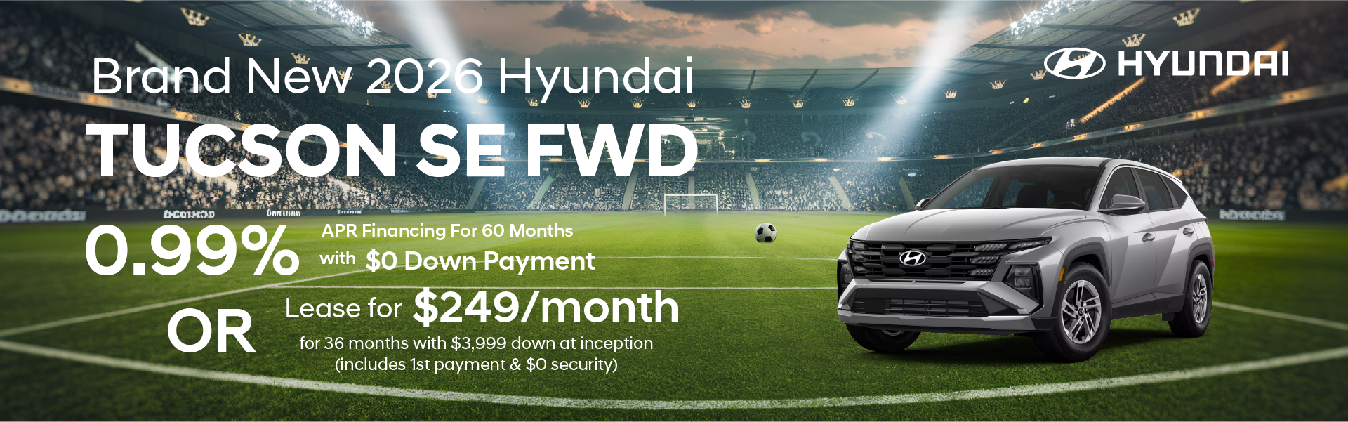 Brand New 2026 Hyundai TUCSON SE FWD