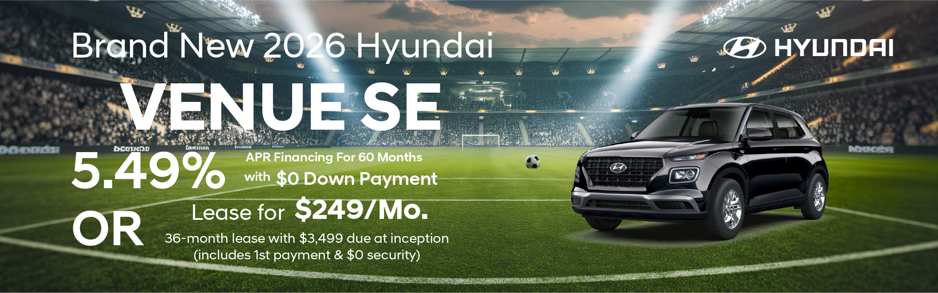 Brand New 2026 Hyundai VENUE SE