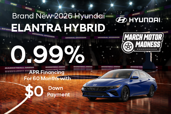 Brand New 2026 Hyundai ELANTRA Hybrid 