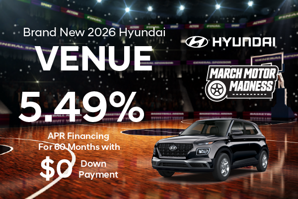 Brand New 2026 Hyundai VENUE