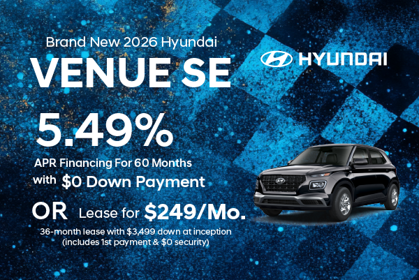 Brand New 2026 Hyundai VENUE SE