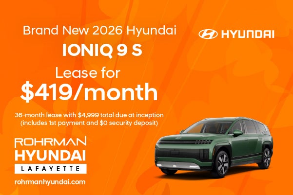 Brand New 2026 Hyundai IONIQ 9 S