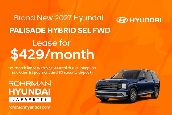 Brand New 2027 Hyundai Palisade Hybrid SEL FWD