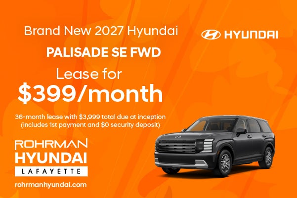 Brand New 2027 Hyundai Palisade SE FWD