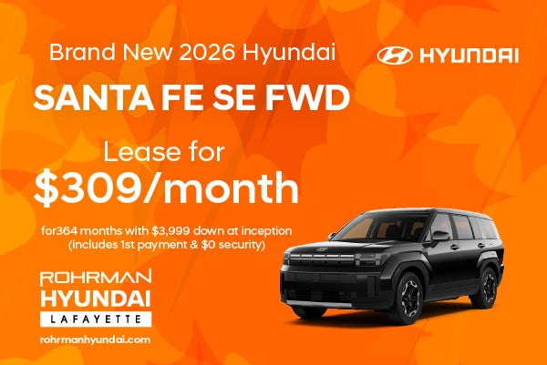 Brand New 2026 Hyundai SANTA FE SE FWD