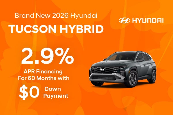 Brand New 2026 Hyundai Tucson Hybrid