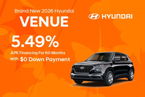 Brand New 2026 Hyundai Venue