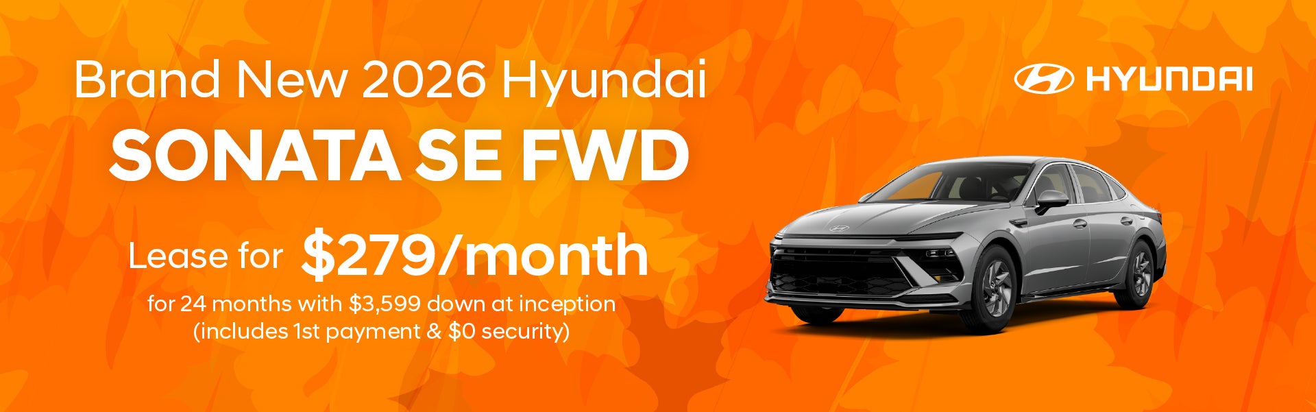 Brand New 2026 Hyundai Sonata SE FWD