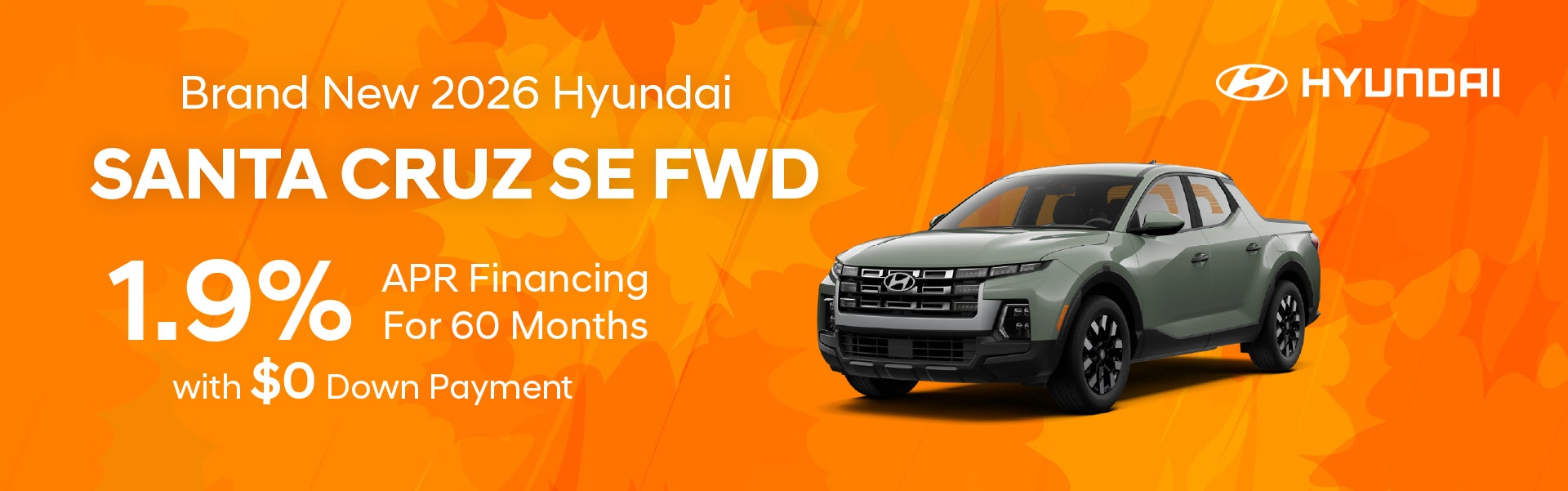 Brand New 2026 Hyundai Santa Cruz SE FWD
